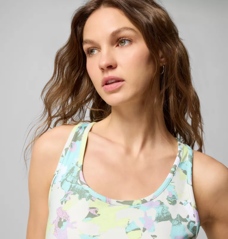 CAMISETA FEMENINO COLUMBIA PFG OPEN WATER CROPPED – foto 4